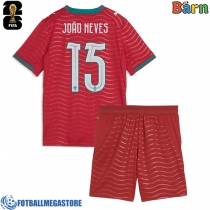 Fotballdrakt Barn Portugal Joao Neves #15 Hjemmedraktsett VM 2026 Kortermet (+ Korte bukser)